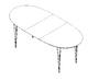 Dining table with 1 extention