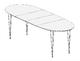 Dining table with 2 extentions