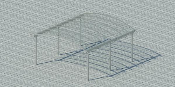 Carport Med Glastag