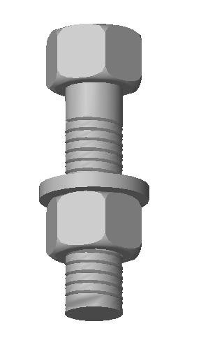 1/2" Bolt - 3d