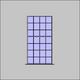 Window with thin mullions