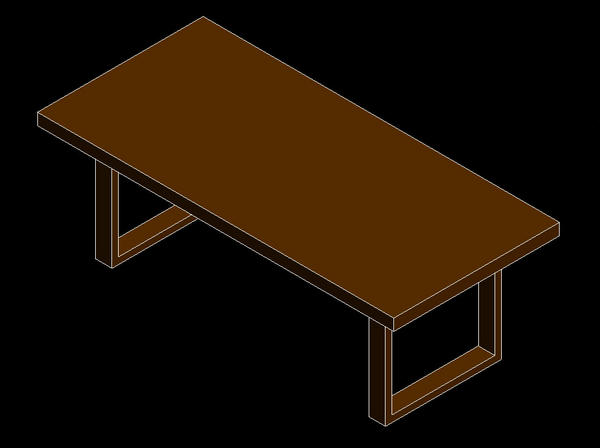 Dining table (parametric)