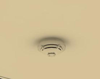 Ceiling Based Smoke Detector