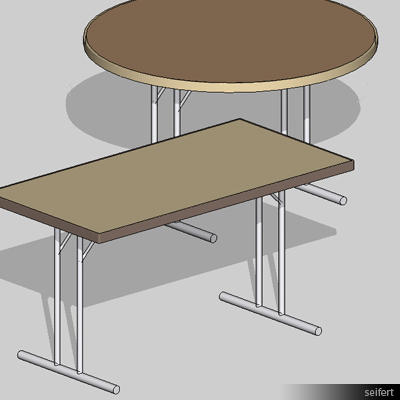 Parametric Table - square or circular