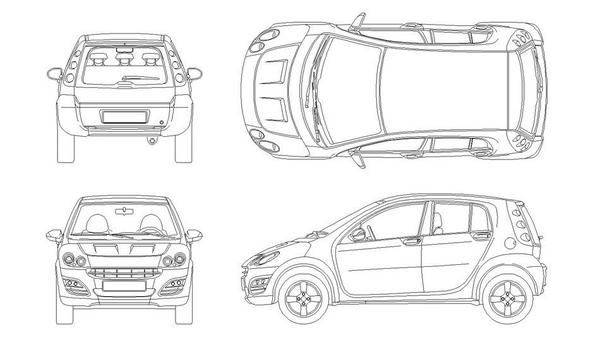 CAR (Parametric) Smart ForFour