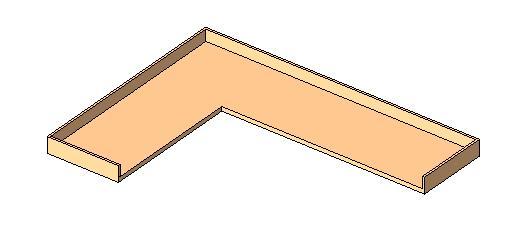 COUNTERTOP - L SHAPED W/ BACKSPLASH AND 2 ENDS