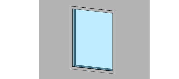 WINDOW - HM FRAME W/ SINGLE PANE