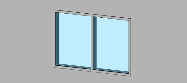 WINDOW - HM FRAME W/ DOUBLE PANE