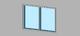 WINDOW - HM FRAME W/ DOUBLE PANE