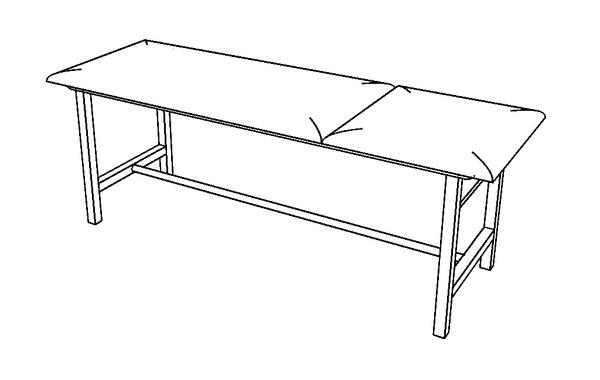 Simple examination couch