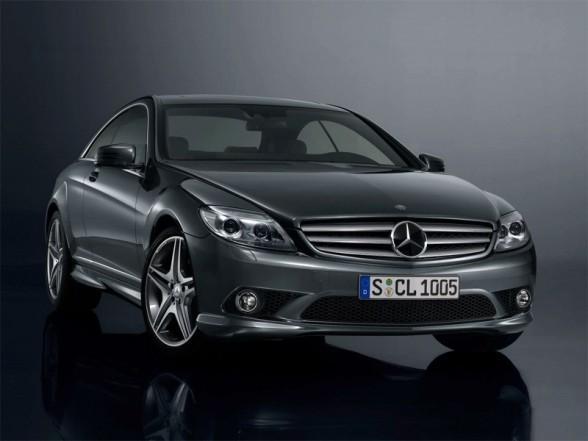 Mercedes CL-500 top view detail component family