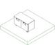 Worktop referigerator