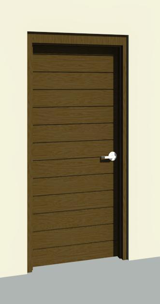 Modern Door Stripes / Puerta Moderna de Madera