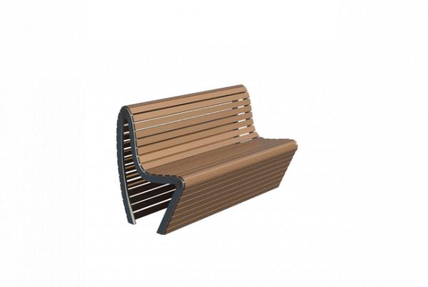 Outdoor Modern Bench / Banca Exterior Moderna