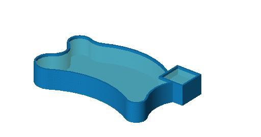 Small residential pool