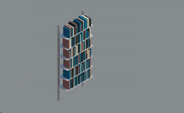 Wall Mount Book Shelves