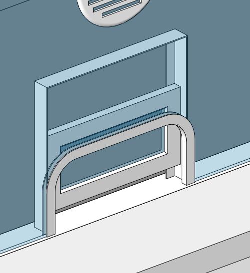 Operable Sliding Ticket Window