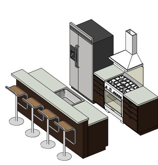 Small Kitchen - Revit 2011
