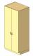 Learning Wall - Teacher Cabinet w Hanging Rod