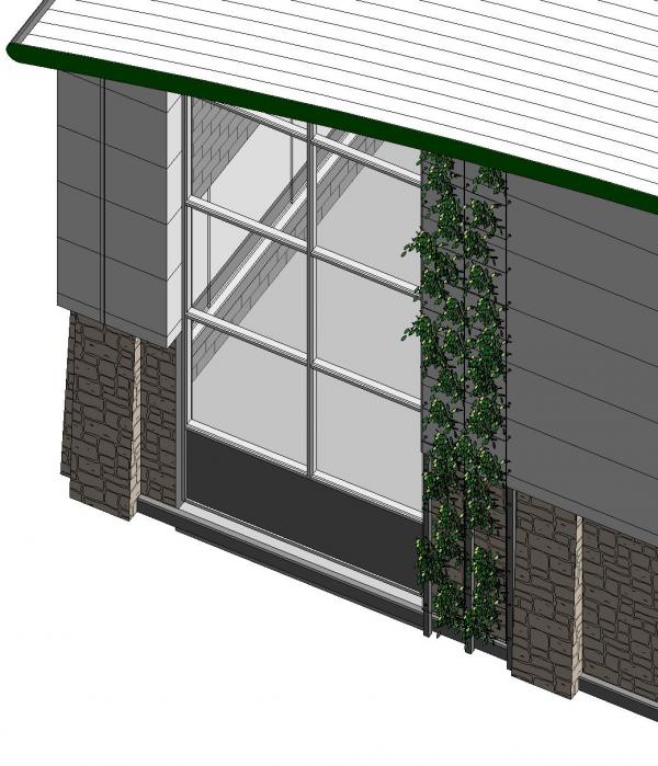 Vertical green  system