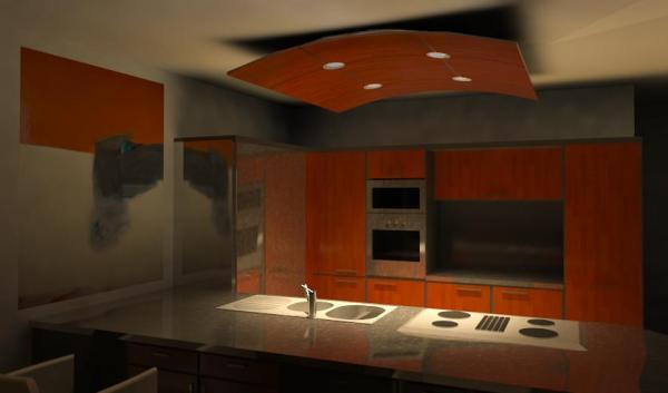 Curvtec Modular Ceiling with lighting