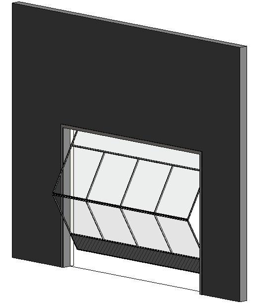 Parametric fold up door