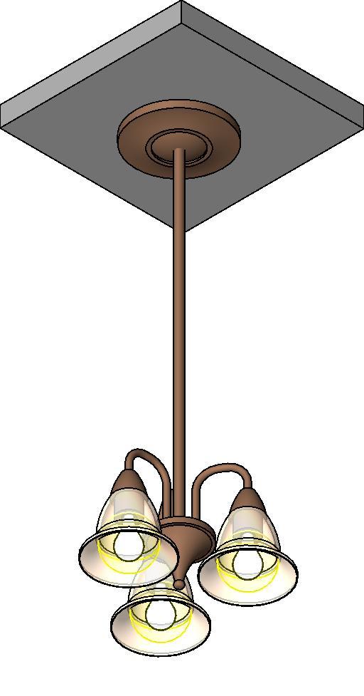 3 Light Chandelier