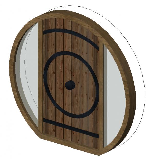 Round Hobbit Door
