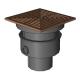 SIOUX CHIEF - FinishLineDrain™ AdjustableFloorDrain, OnGrade, Square