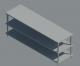 Three Level Shelving Unit