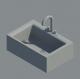 Small Sink with Faucet