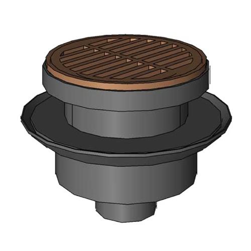 SIOUXCHIEF - FinishLine™ AdjustableFlashingDrain, AboveGrade, Round