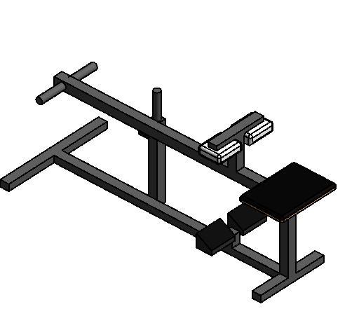 seated calf machine
