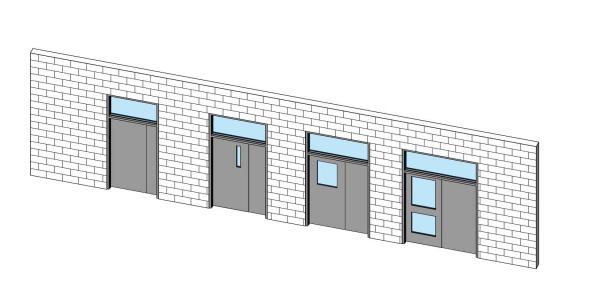 Adjustable Hollow Metal Door for CMU Wall-Revised