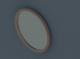 Walnut Circle Mirror