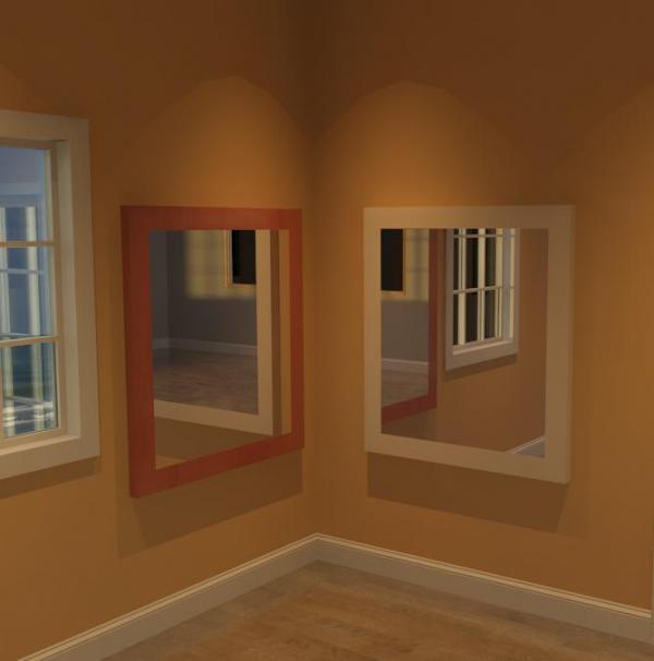 Fully Parametric Mirror w/boarder