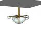 Chandelier Brass 6 Glass Bowl