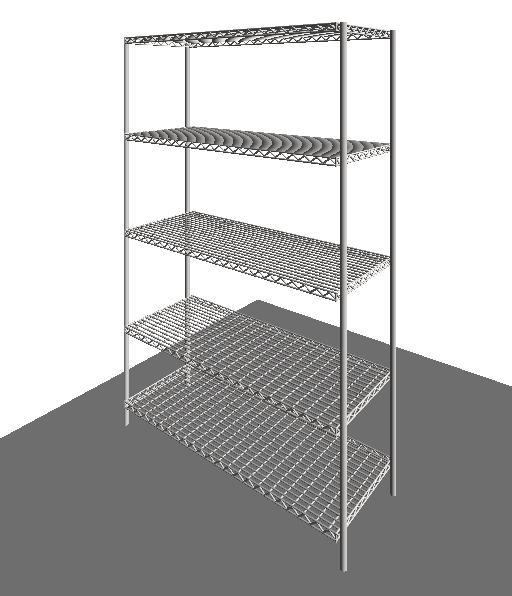 wire shelf unit