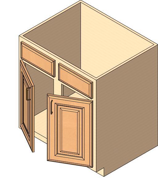 Base Sink Unit, 2 door