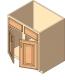 Base Sink Unit, 2 door