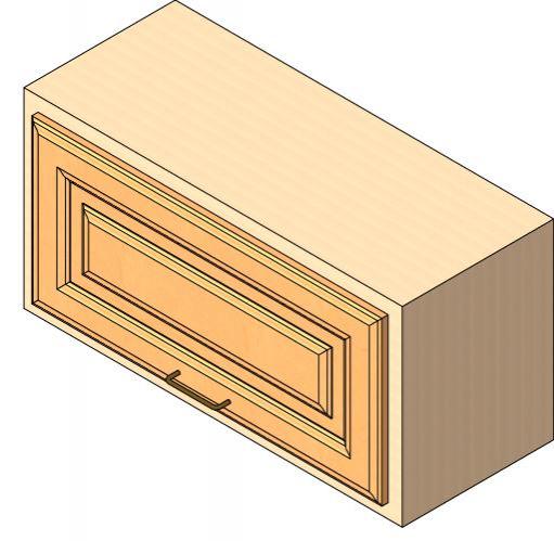 Wall Cabinet w/Top Hinge Door