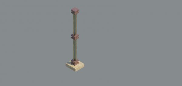 Self-illuminating column