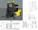 forklift truck, camion de montacargas