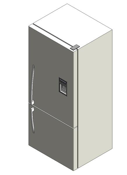 Fridge - 790W x 690D x 1700H with Ice maker
