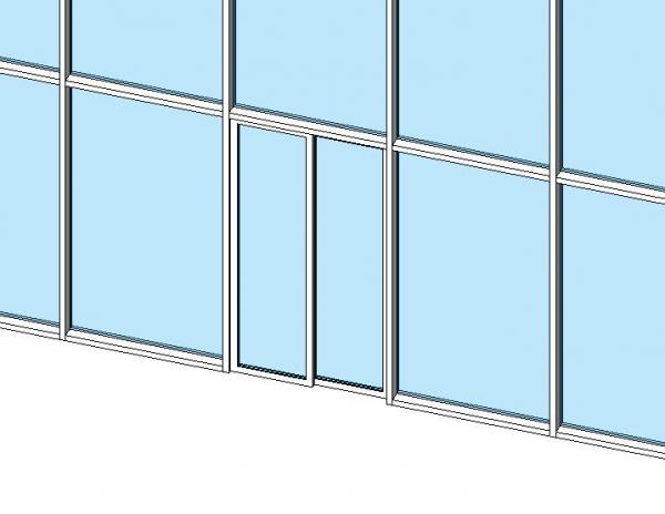 Sliding Curtain Wall Door