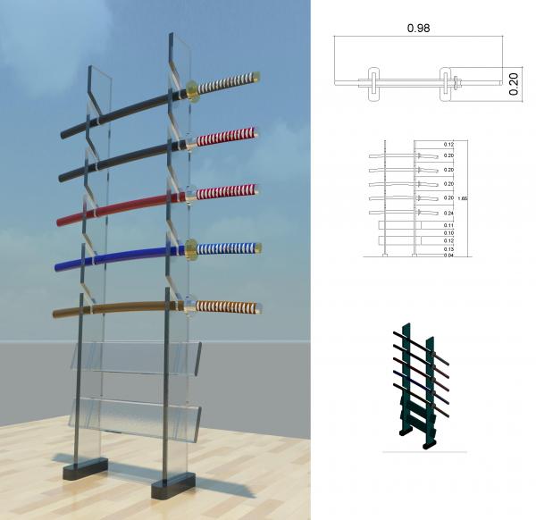 shelf for katanas