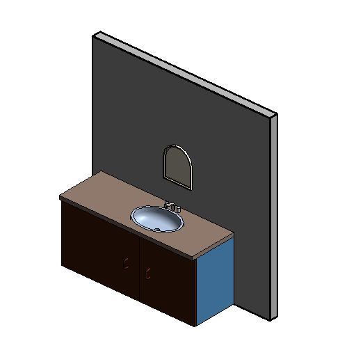 wash basin with counter