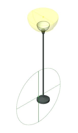Floor Lamp - Metallic Black