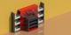 TV stand black-red