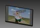 72" LCD TV wall mounted with Family guy on screen